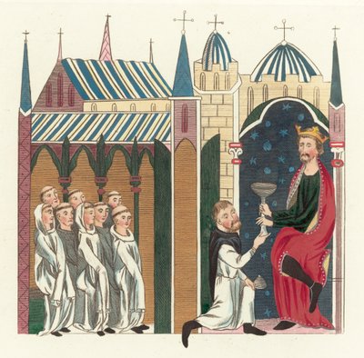 King John (farget gravering) av English School