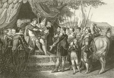 Kong John ratifiserer Magna Charta av English School