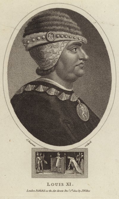 Kong Ludvig XI av Frankrike av English School