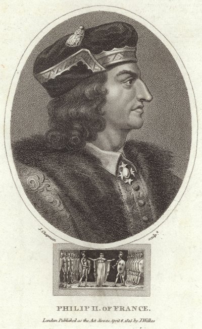 Kong Filip II av Frankrike av English School