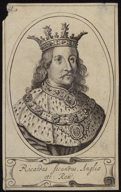 Kong Richard II av England av English School
