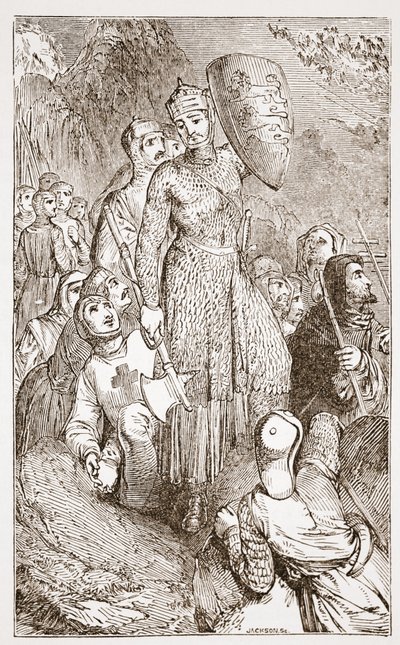 König Richard auf Kreuzzug von English School