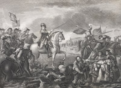 Kong William III i slaget ved Boyne, 1690, fra 
