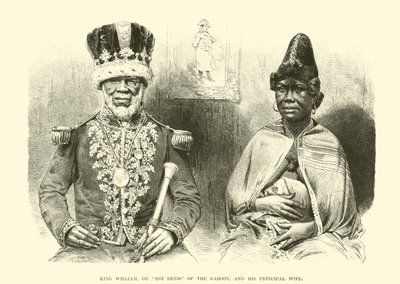 Kong William, eller Roi Denis fra Gaboen, og hans hovedkone av English School