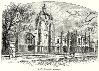 King#39;s College, Aberdeen (gravering) av English School