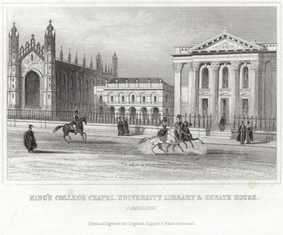 Kings College Chapel, University Library and Senate House, Cambridge av English School