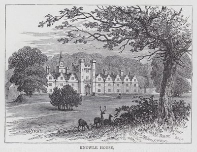 Knowle House (gravering) av English School