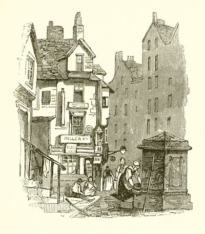 Knoxs House i Canongate, Edinburgh av English School