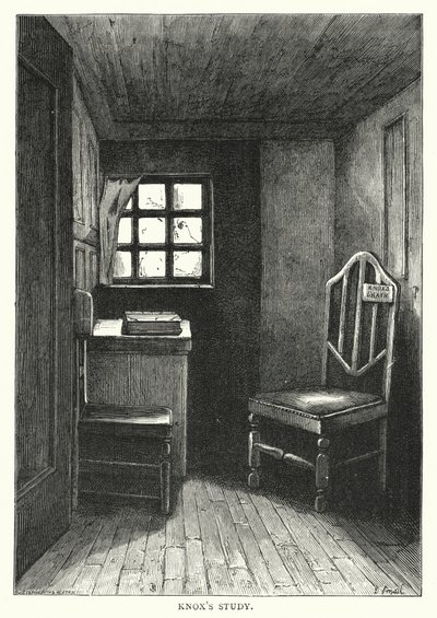 Knox's Study (gravering) av English School