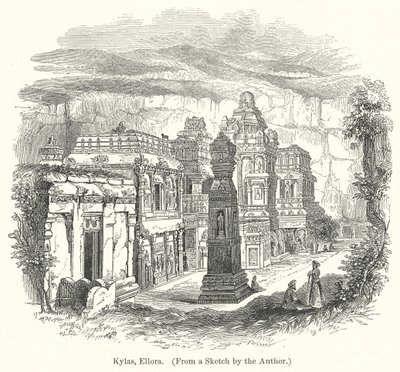 Kylas, Ellora (Gravur) von English School