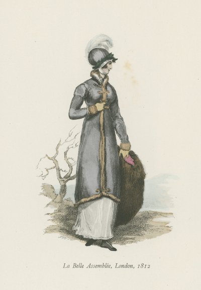 The Belle Assemblee, London, 1812 av English School