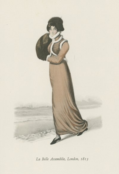 The Belle Assemblee, London, 1813 av English School