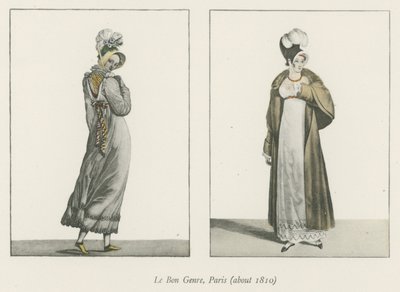 La Bon Genre, Paris (ca. 1810) av English School