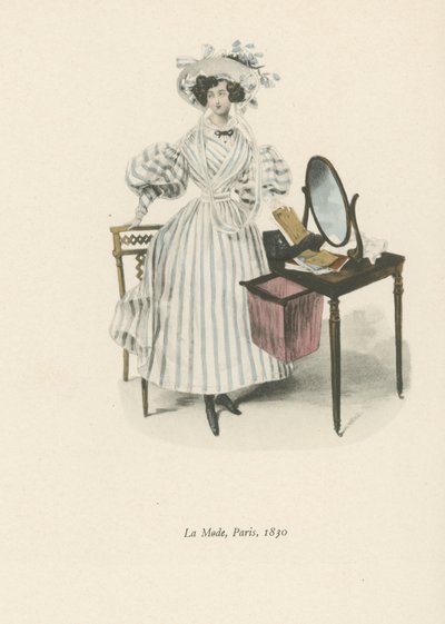 Mote, Paris, 1830 av English School