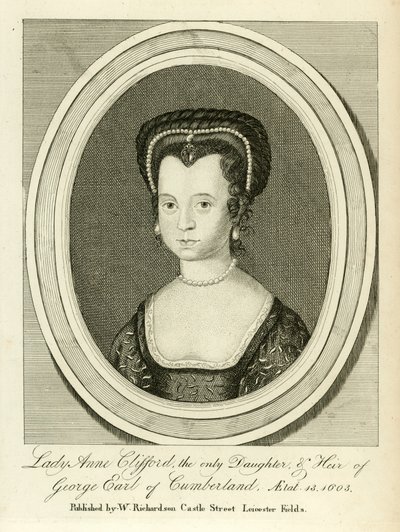 Lady Anne Clifford av English School