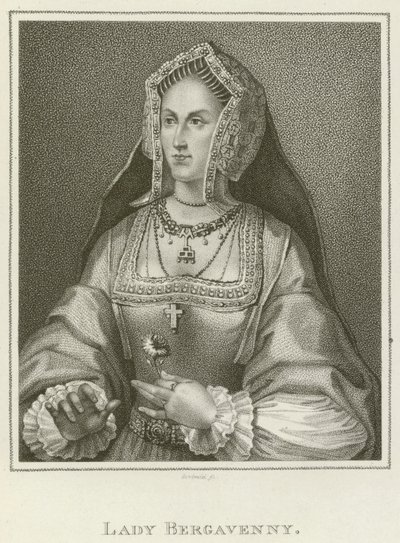 Lady Bergavenny (gravering) av English School