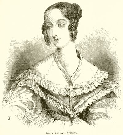 Lady Flora Hastings av English School