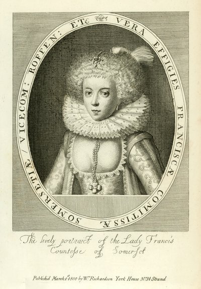 Lady Francis, grevinne av Somerset av English School