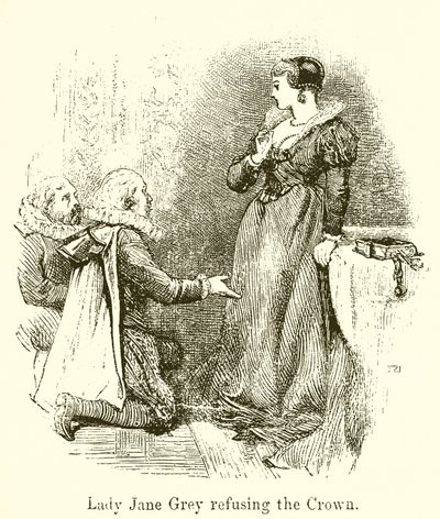 Lady Jane Gray nekter kronen av English School