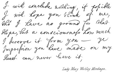 Lady Mary Wortley Montagu av English School