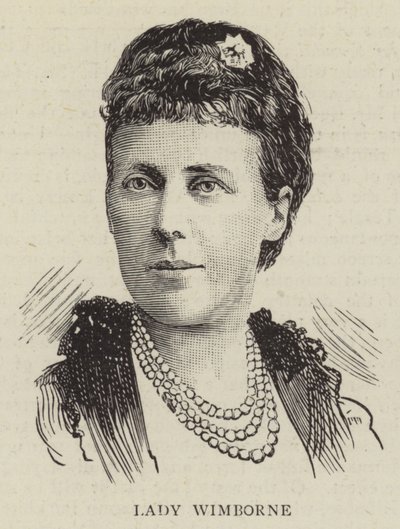 Lady Wimborne (gravering) av English School