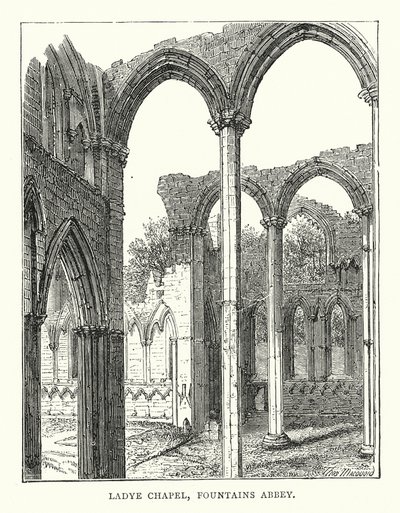 Ladye-Kapelle, Fountains Abbey von English School