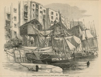 Lander julefrukt på Fresh Wharf av English School