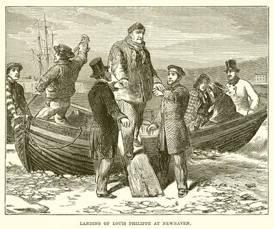Landing av Louis Philippe ved Newhaven av English School