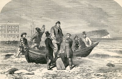 Landing av Louis Phillipe i England, 1800-tallet av English School