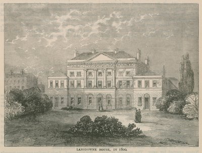 Lansdowne House, Berkley Square, i 1800 av English School