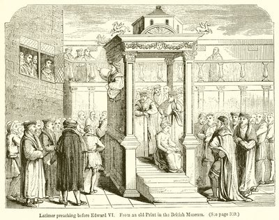Latimer forkynte før Edward VI av English School