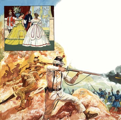 Latinamerikansk kampscene av English School