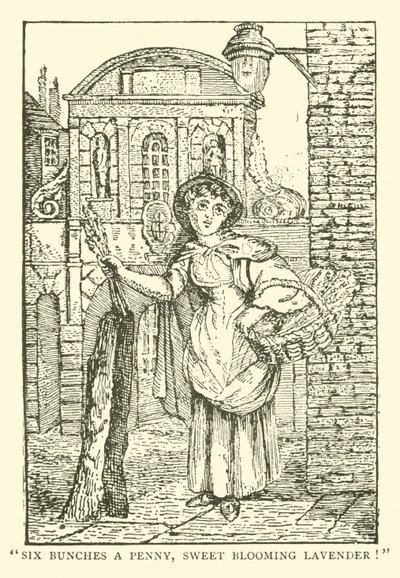 Lavendelselger (tresnitt) av English School