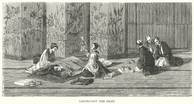 Utleggelse av de døde (gravering) av English School