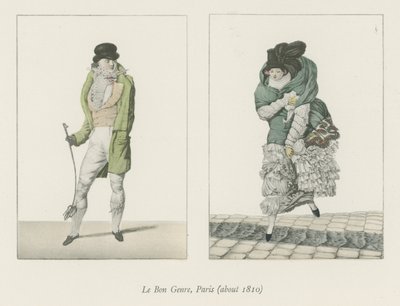 Le Bon Genre, Paris (ca. 1810) av English School