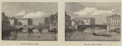 Leeds Bridge (gravering) av English School