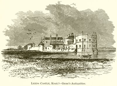 Leeds Castle, Kent.--Groses Antiquities av English School