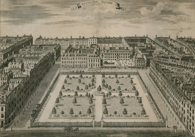 Leicester Square, London, i 1728 av English School