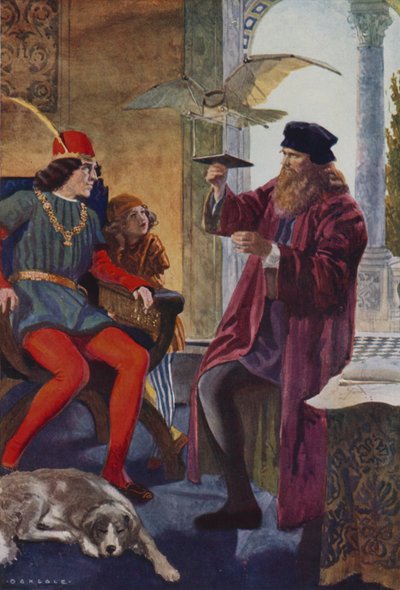 Leonardo ser frem av English School