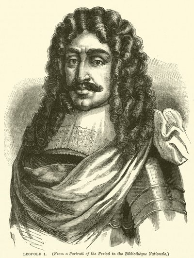 Leopold I (gravering) av English School