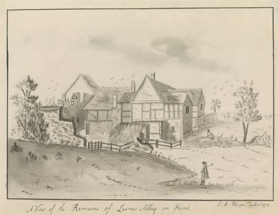 Lesnes Abbey i Kent av English School