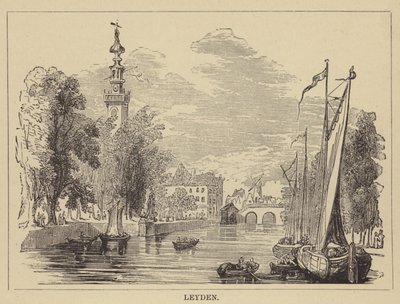 Leyden (gravering) av English School