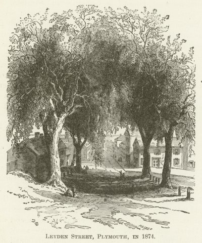 Leyden Street, Plymouth, i 1874 av English School