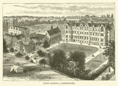 Leys School, Cambridge (Gravur) von English School