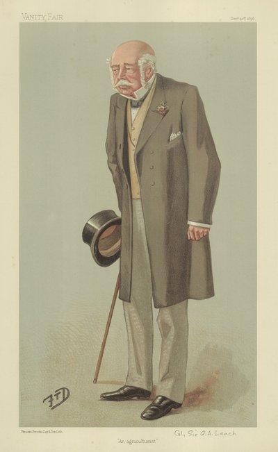 Oberstløytnant Sir George Archibald Leach av English School