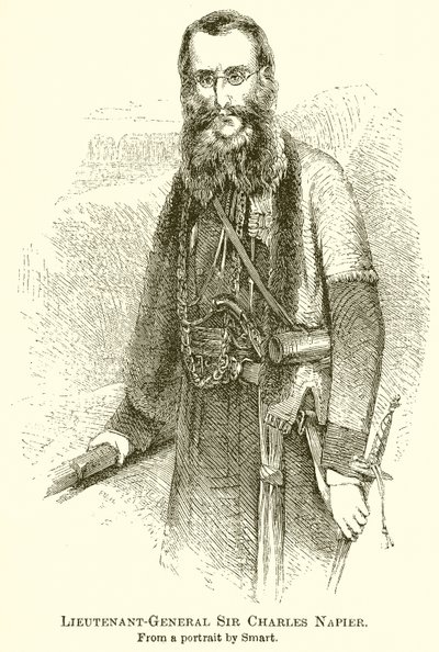 Generalløytnant Sir Charles Napier av English School
