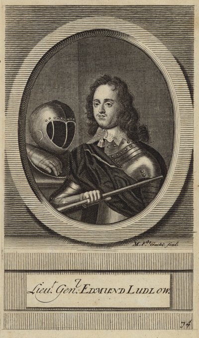 Generalløytnant Edmund Ludlow av English School