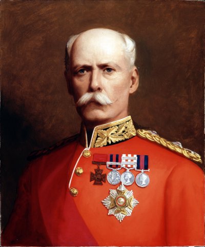 Generalløytnant Sir Henry Marshman Havelock-Allan (1830-97) ca. 1881 av English School