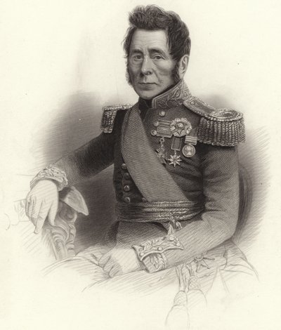 Generalløytnant Sir John Fox Burgoyne av English School