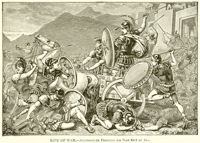 Life of War.--Aristomenes kjemper seg ut av Ira av English School